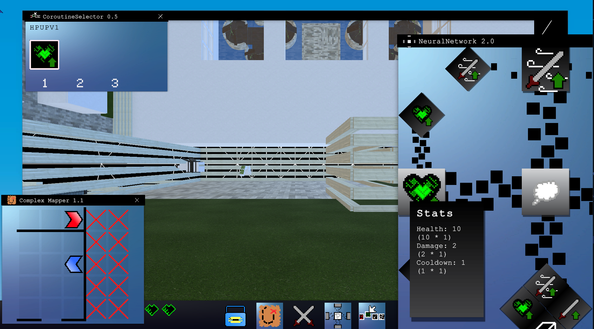 Screenshot of 3D first person game